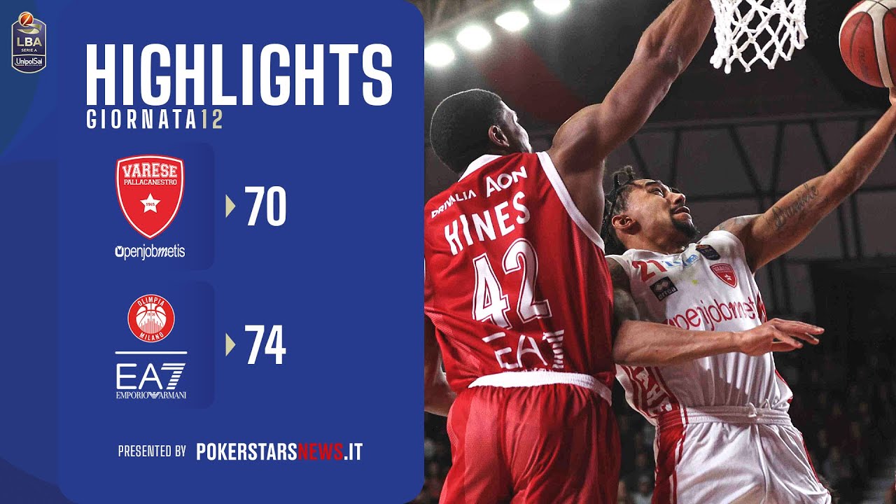 Preview Баскетбол Серии А: «Милан» доминирует в Варезе, результаты второго тура